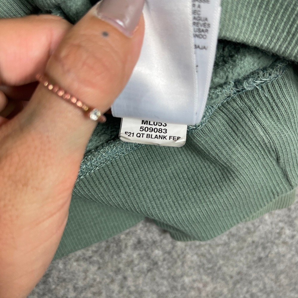 The North Face Graphic Pullover Hoodie Mens Lg Green Terry Grizzly Bear Mountain - Picture 15 of 16